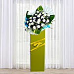 Blessed Soul Condolence Mixed Flowers Green Stand