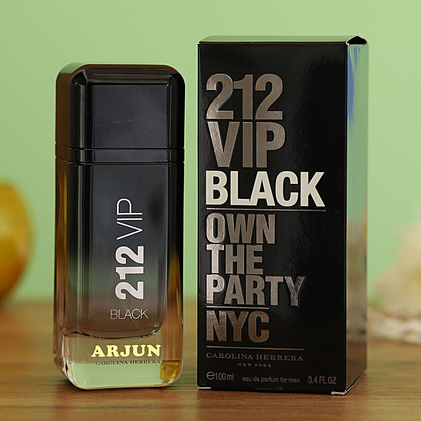 Personalised Carolina Herrera 212 VIP Black Parfum spain | Gift  Personalised Carolina Herrera 212 VIP Black Parfum- FNP