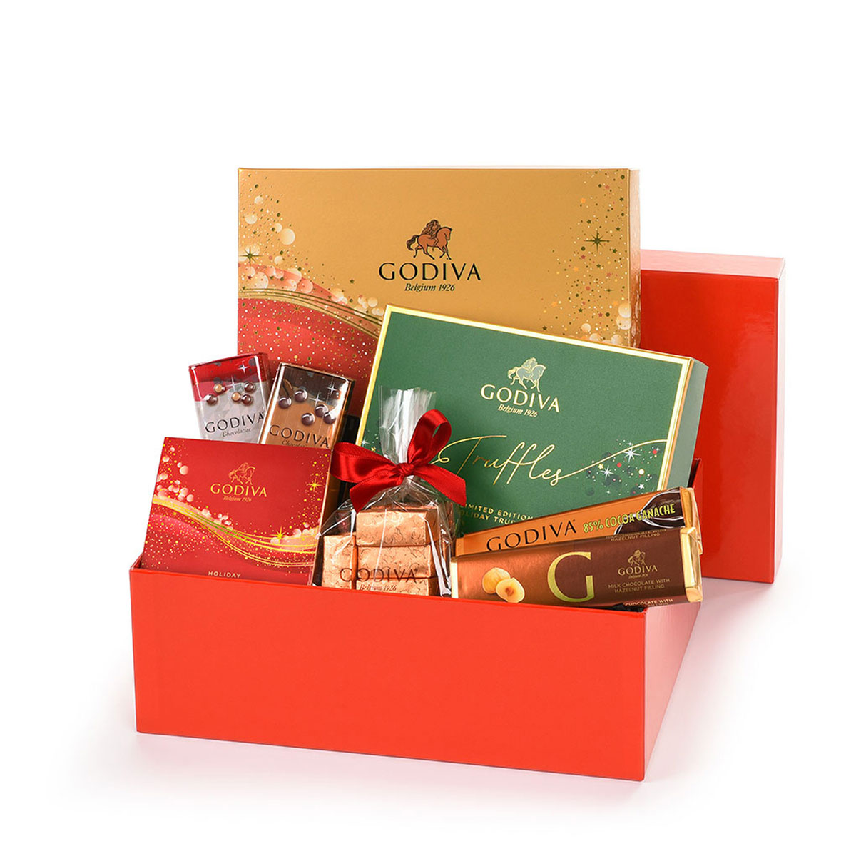 Luxurious Godiva Christmas Hamper switzerland | Gift Luxurious Godiva  Christmas Hamper- Ferns N Petals