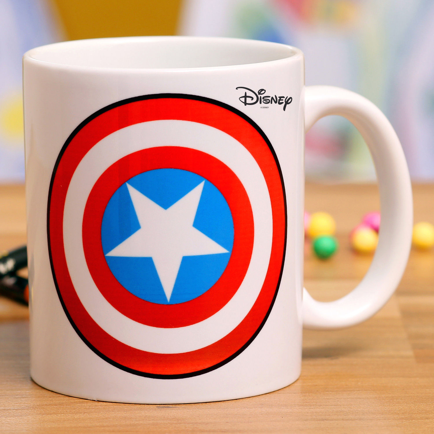 Captain America Printed Mug switzerland | Gift Captain America Printed Mug-  Ferns N Petals