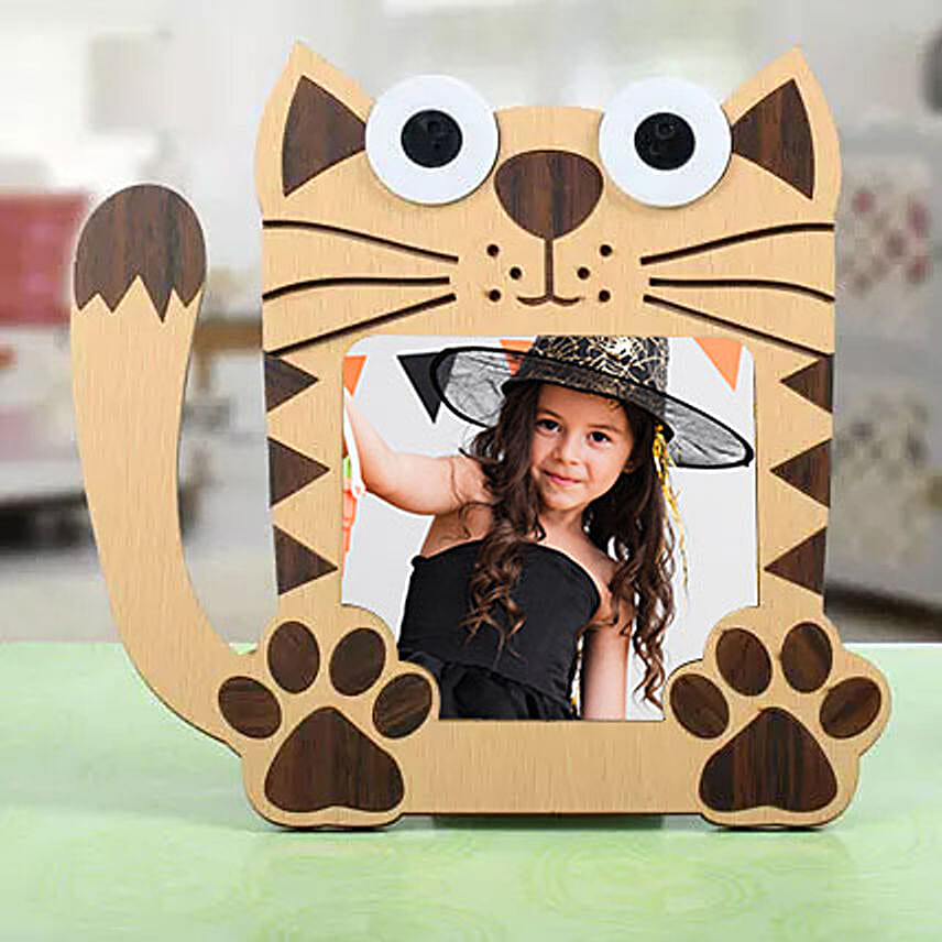 Cat Shaped Photo Frame