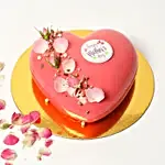 Mothers Day Heart Shape Cake 1 Kg