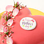 Mothers Day Heart Shape Cake 1 Kg