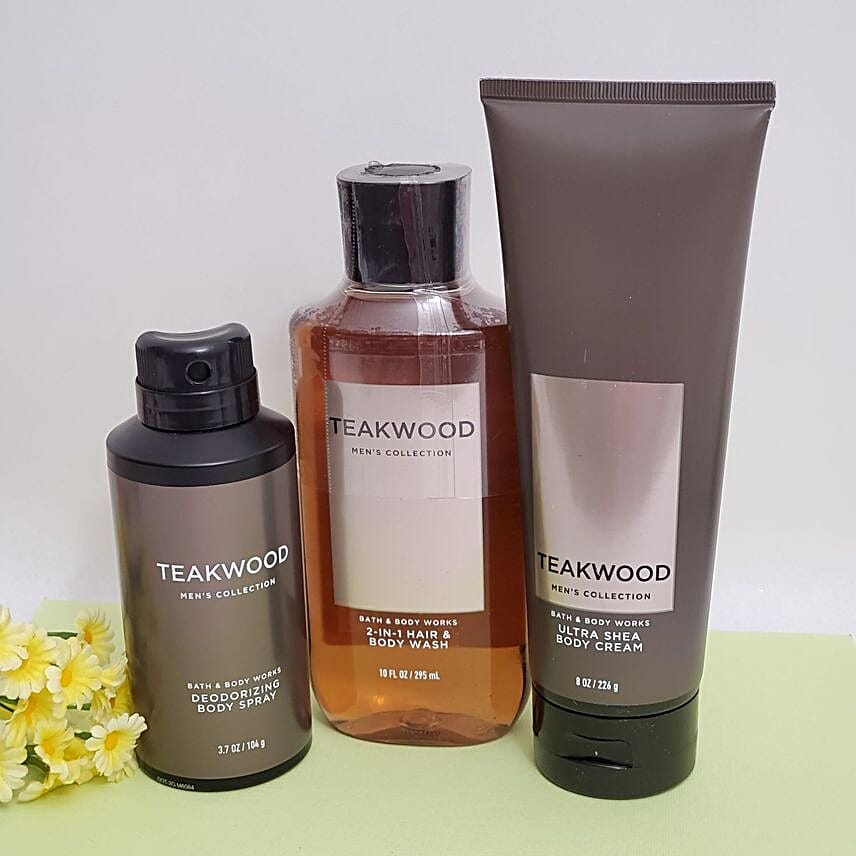 Bath and body online works teakwood men's collection