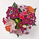 Blissful Mixed Flowers Bouquet