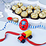 Giggles & Creativity Rakhi Duo & Chocolate Delight