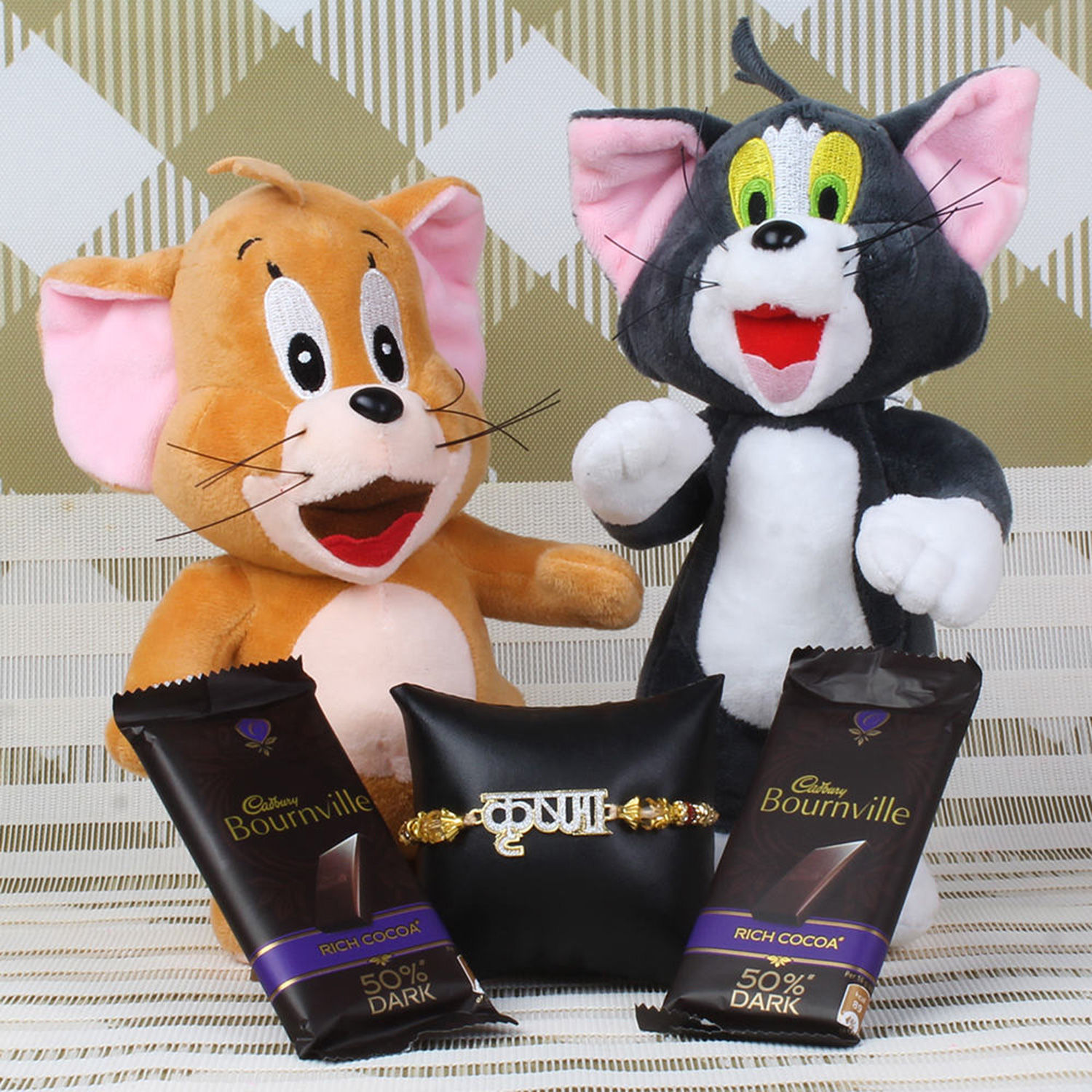 Buy/Send Rakhi With Tom & Jerry Soft Toys Online- Ferns N Petals