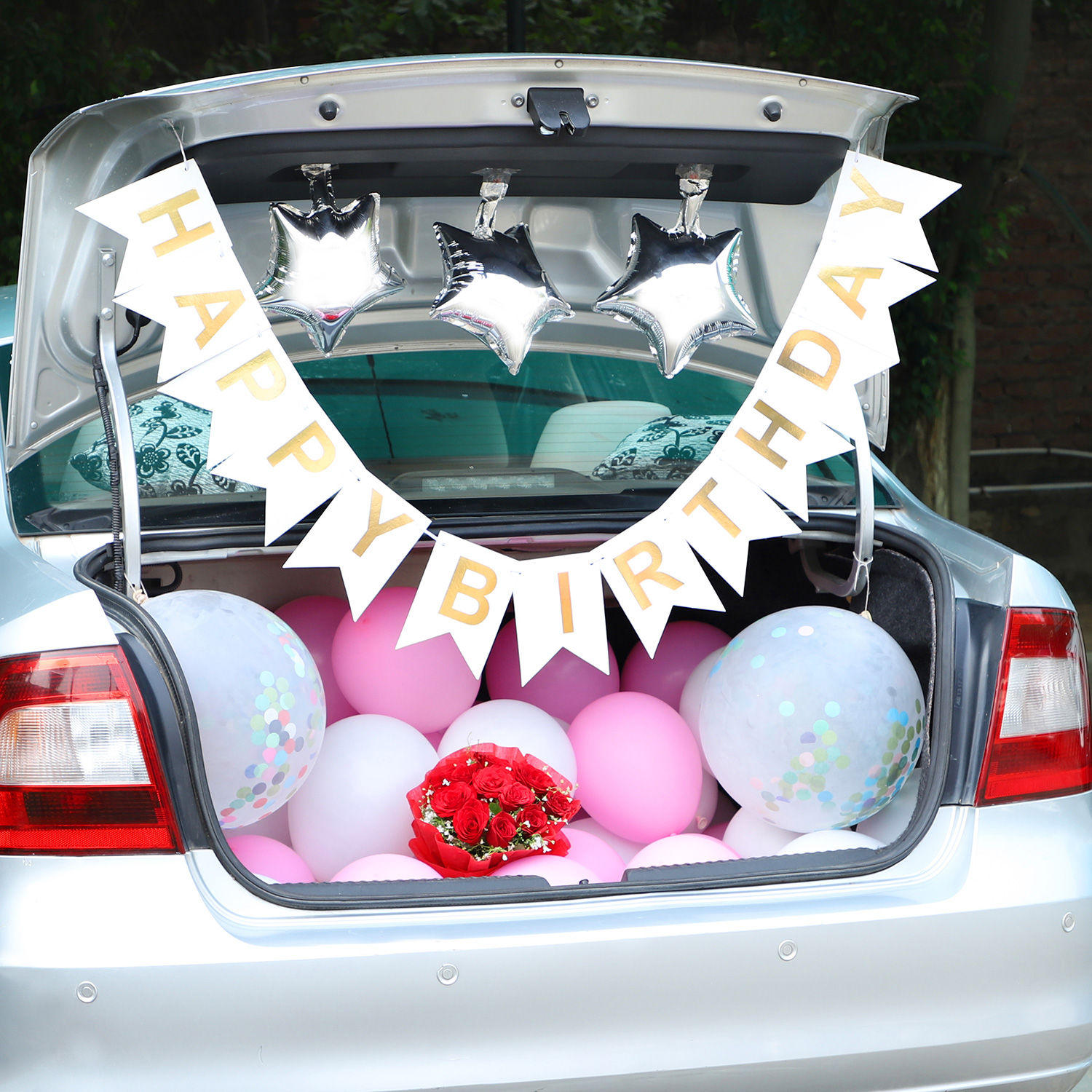Keizer Senator Illustreren Buy/Send Birthday Surprise Car Boot Decor Online- FNP