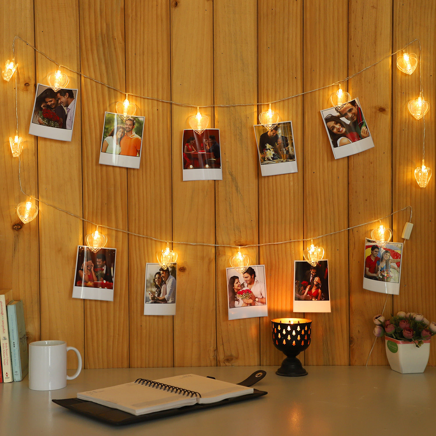Buy/Send Polaroid Photos LED String White Lights Online- FNP