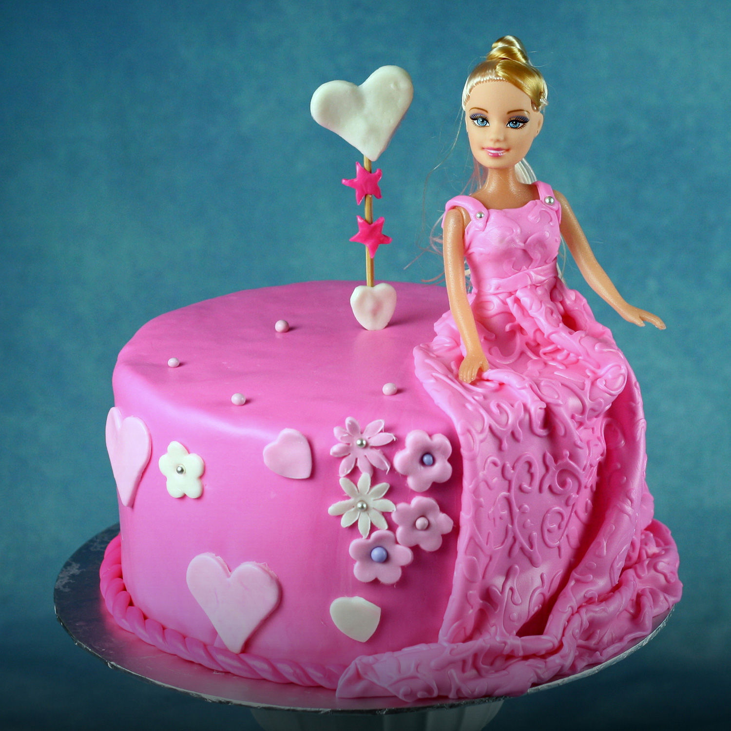 Buy/Send Princess Barbie Truffle Cake- 1 Kg Online- FNP