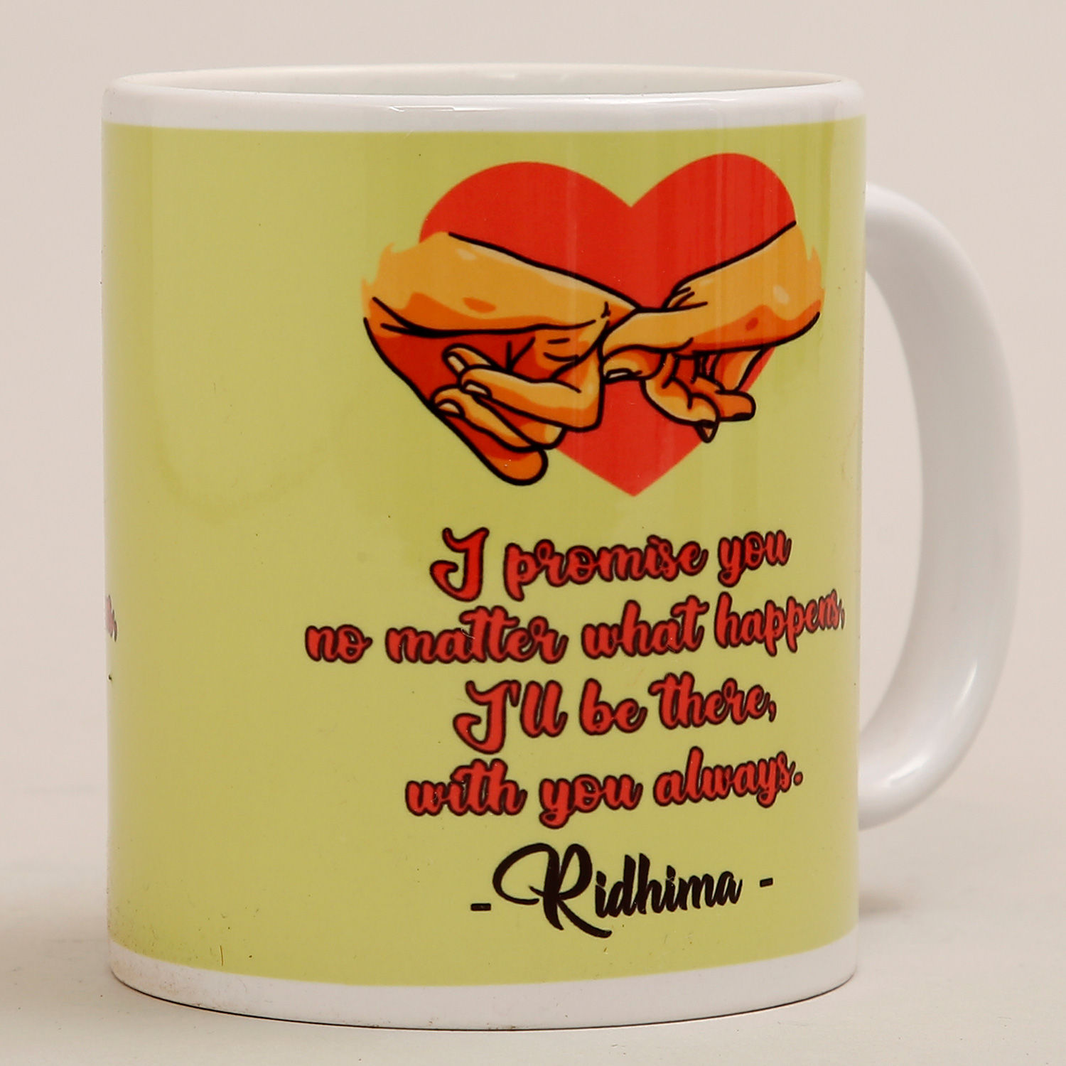 Buy/Send Personalised Name Mug With Cute Love Quote Table Top Online- Ferns  N Petals