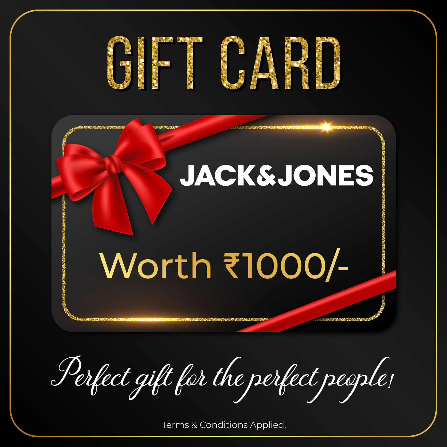 Buy/Send Jack & Jones Gift Card- 1000 Rs Online- Ferns N Petals