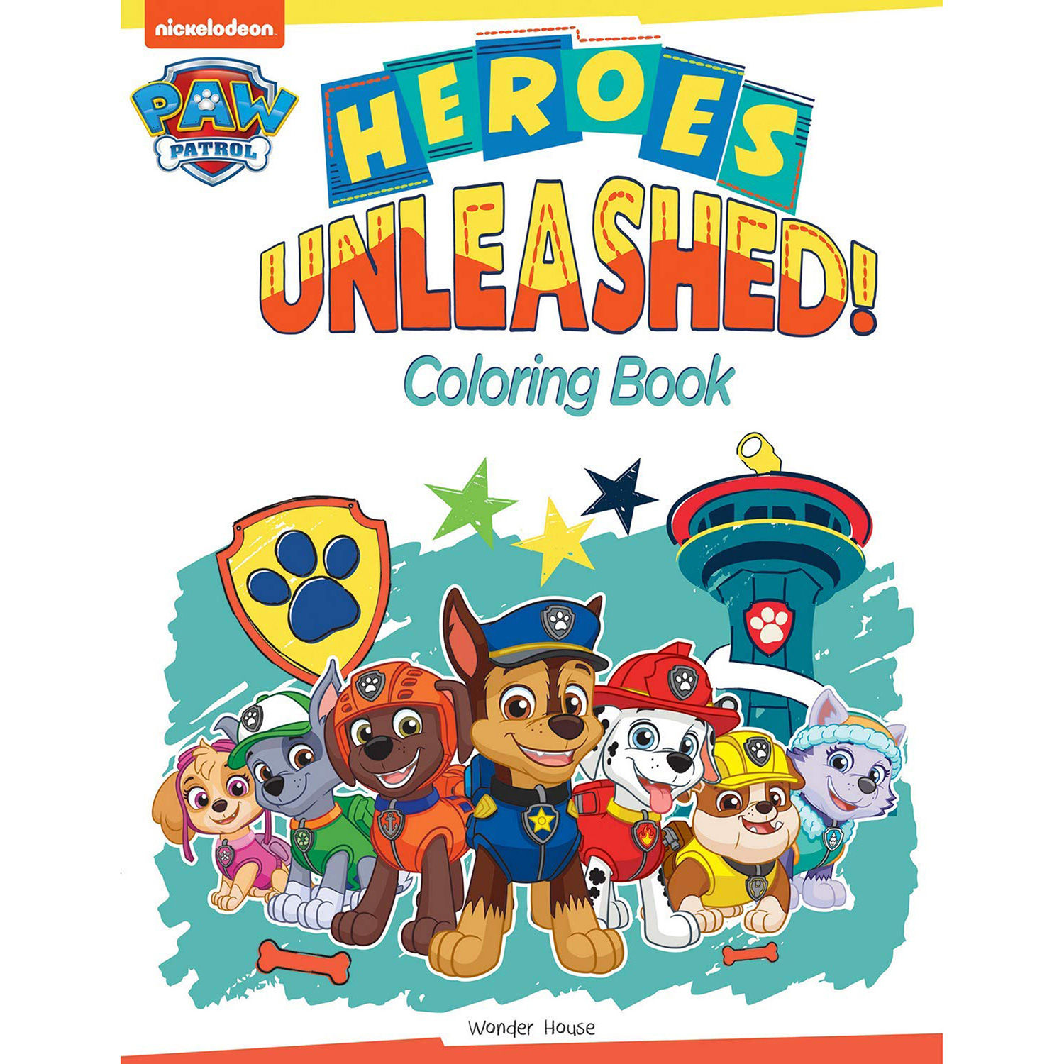 paw patrol coloring pages chase card