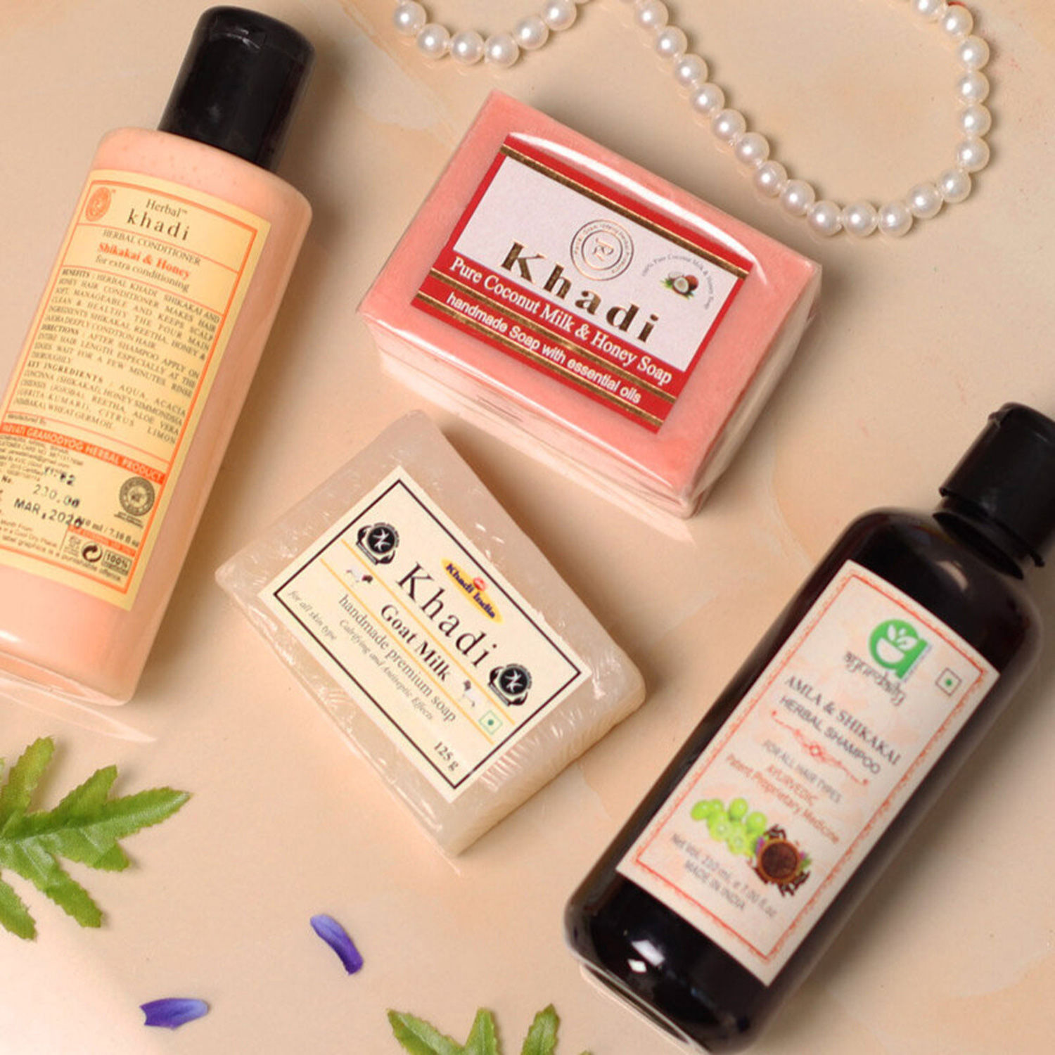 Buy/Send Khadi Herbal Soap Shampoo N Conditioner Combo Online- Ferns N  Petals