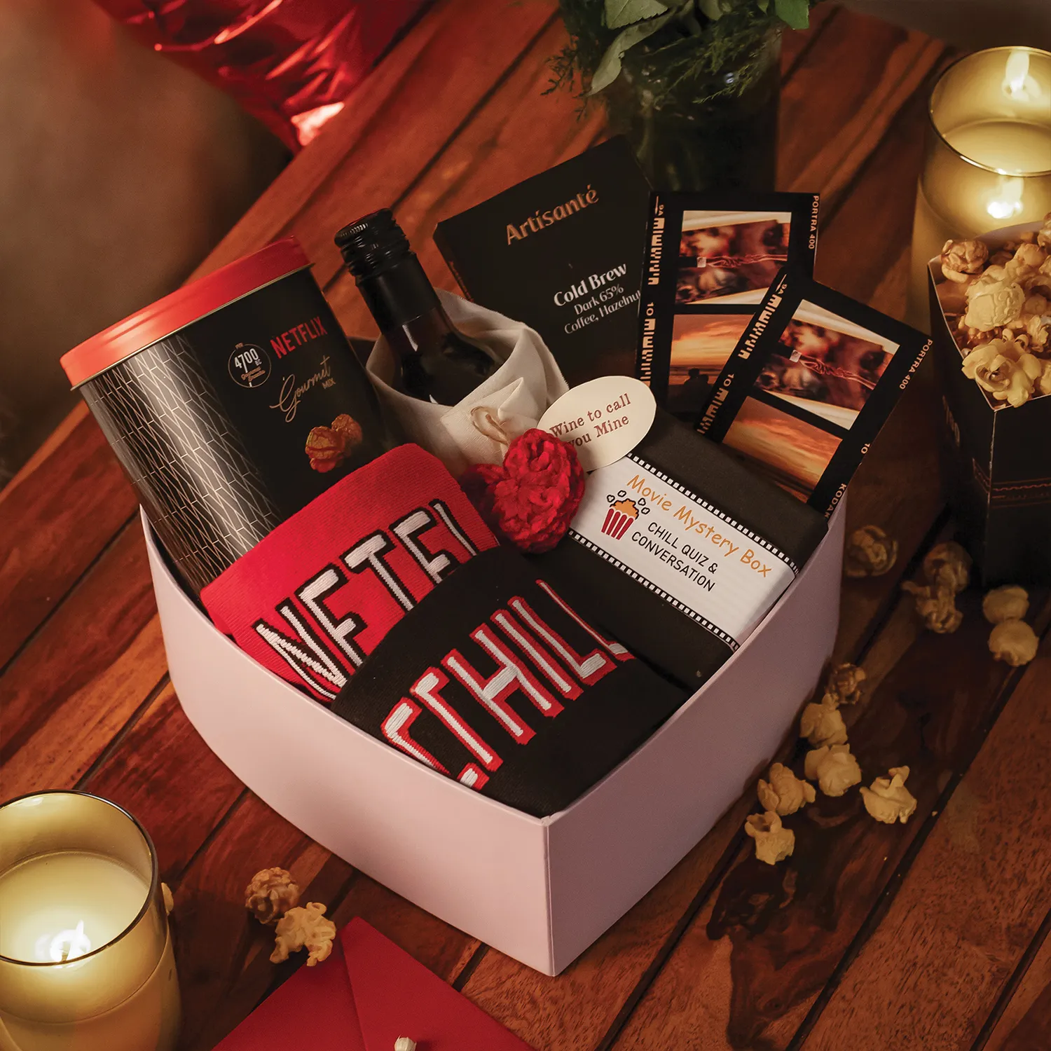 Cozy Movie Night Valentine Hamper